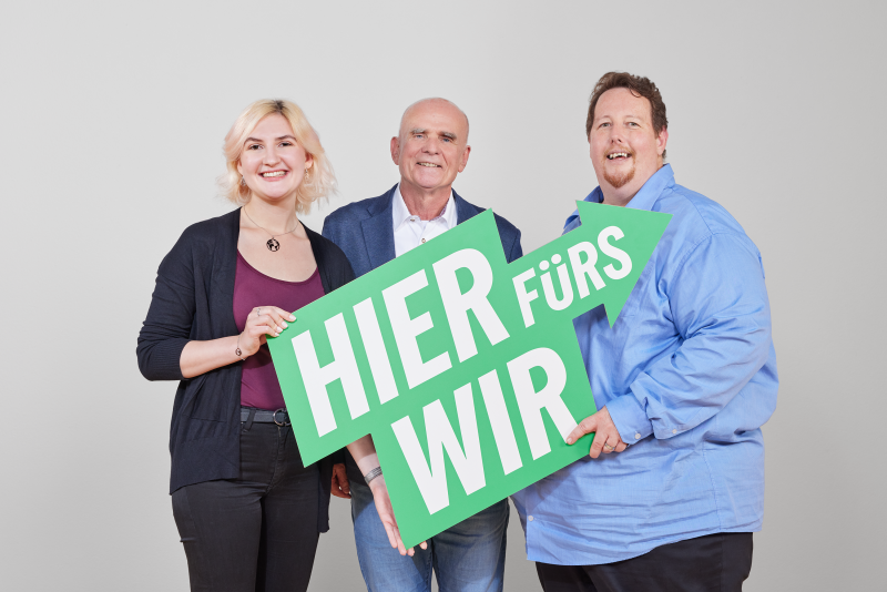 Spitzentrio: Otto, Johanna, Robert