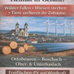 Von ProNatura Ottobeuren verbreitetes Sharepic, das im Artikel wegen seiner Bildsprache und Aussagen kritisch eingeordnet wird.