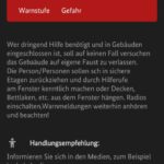 Warn-App-Meldung des Landratsamts Unterallgäu zur persönlichen Gefährdung am 1. Juni 2024
